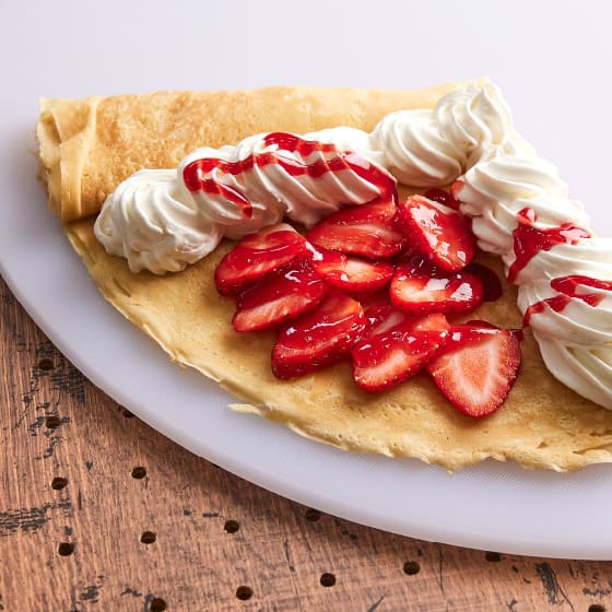 strawberry whipped cream